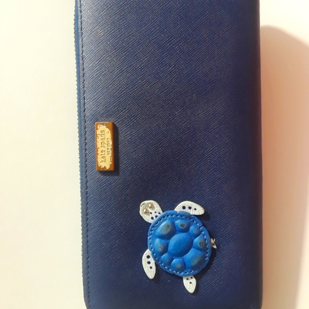 Kate spade under the sea turtle wallet purse